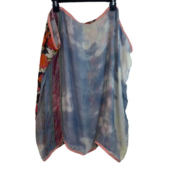 Staring At Stars Womens Scarf One Size Multicolor Bohemian Infinity Embroidered - Picture 7 of 9